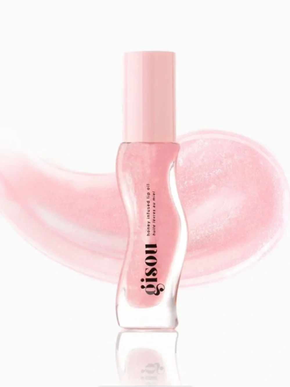 NEW Gisou Pink Shimmer Honey-Infused Lip Oil 8ml Watermelon Sugar